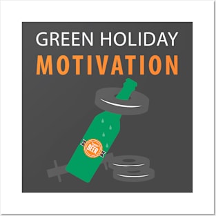 State Patty's Day Exercise - Green Holiday Motivation Posters and Art